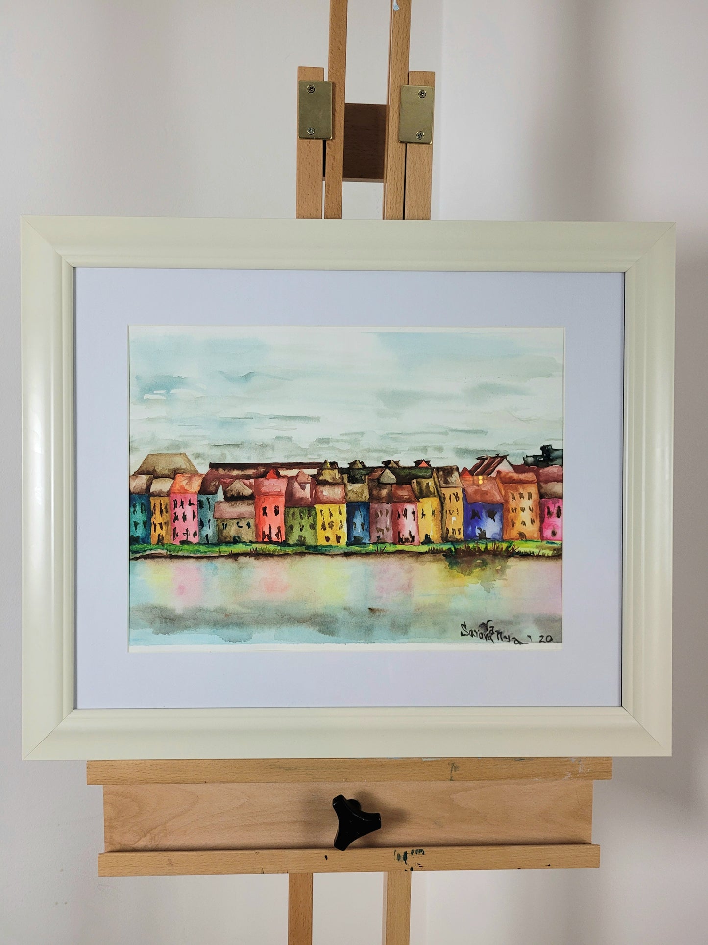 The Long Walk Galway Ireland Watercolour 1 | LIMITED EDITION GICLÉE PRINT