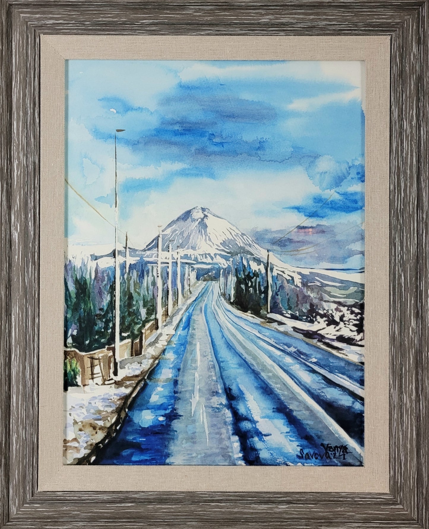Errigal in the Snow This Morning