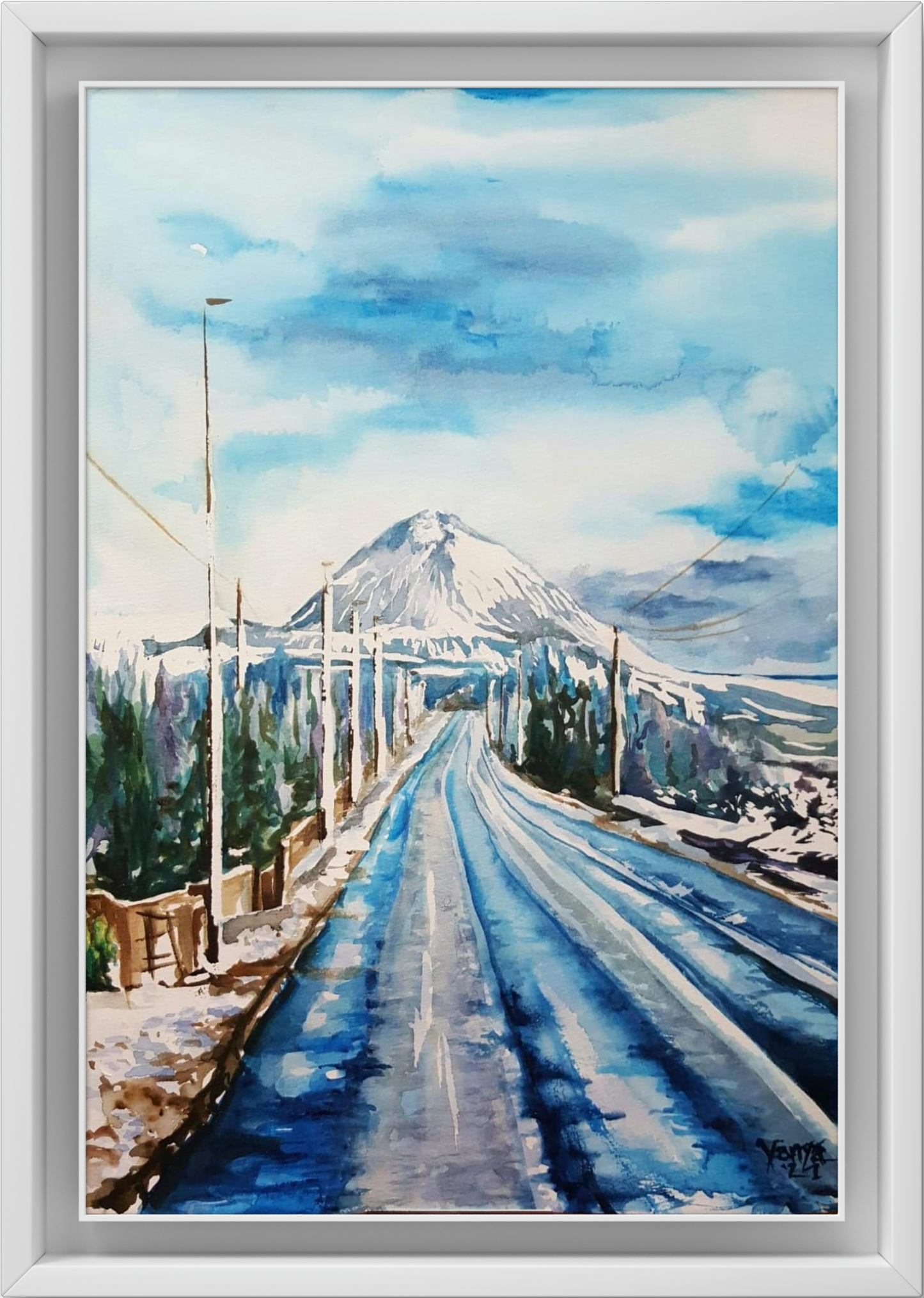 Errigal in the Snow This Morning