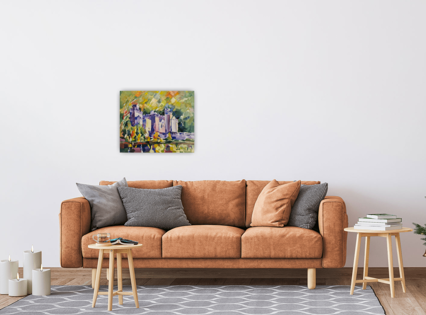 The Last Dance of Autumn Leaves at Kylemore Abbey