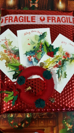 Original watercolour Christmas cards | AVAILABLE TO ORDER