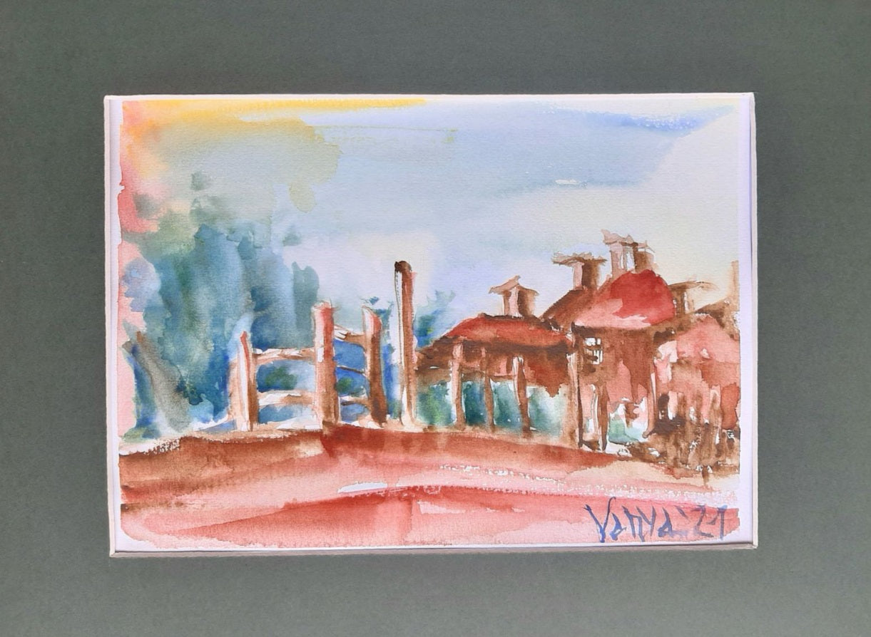 My Brown Farmhouse - AVAILABLE TO ORDER