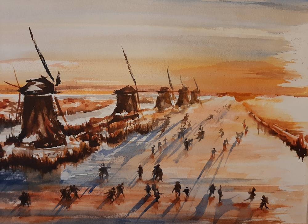 The Dutch Are Skating