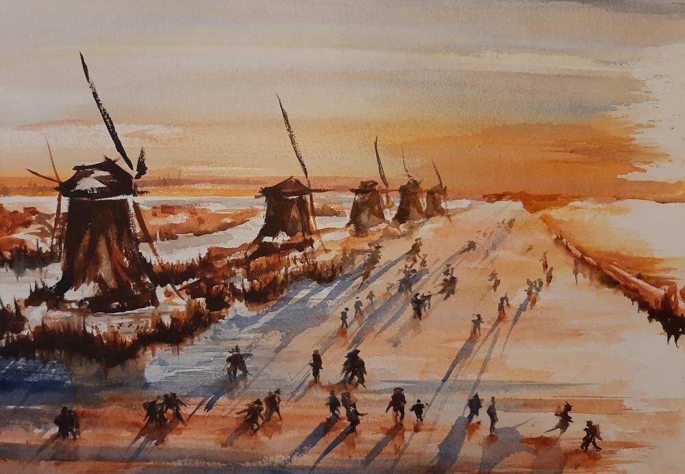 The Dutch Are Skating