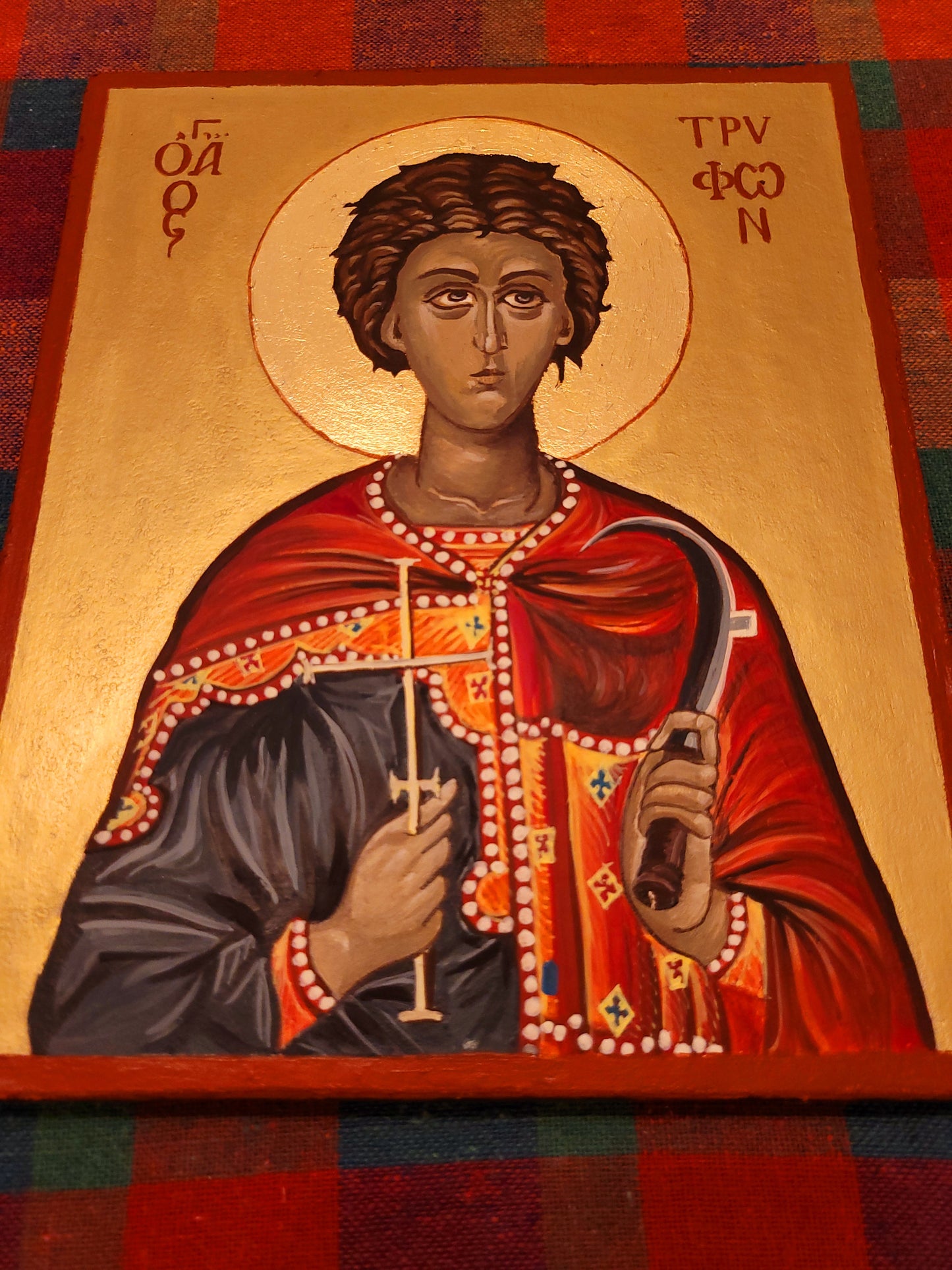 Saint Tryphon of Campsada / Άγιος Τρύφων / Святой мученик Трифон / Свети Трифон Eastern Orthodox Icon