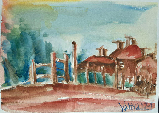 My Brown Farmhouse - AVAILABLE TO ORDER