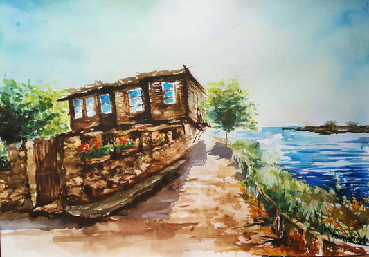 The Greek House in Ahtopol | LIMITED EDITION GICLÉE PRINT