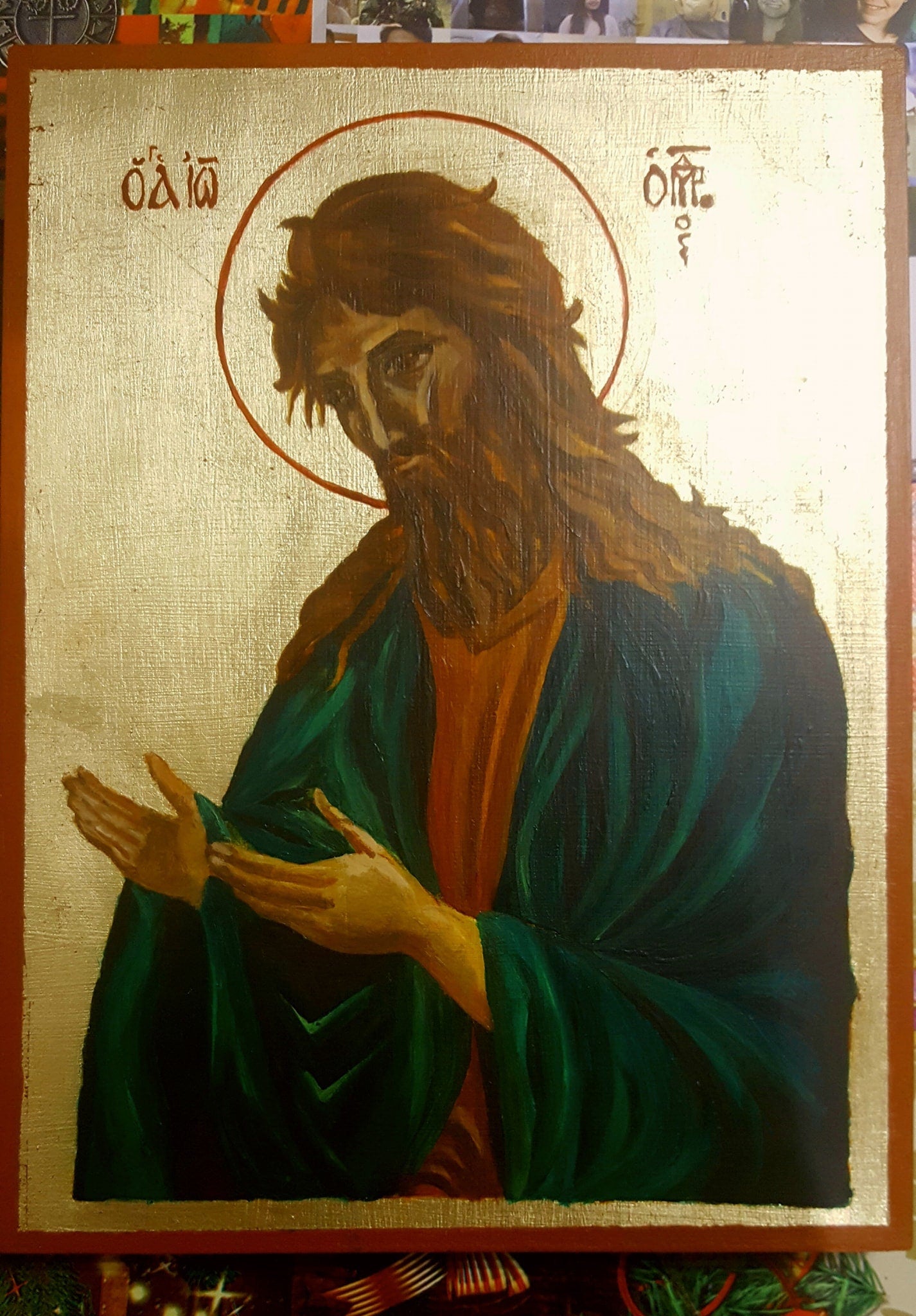 Saint John the Baptist, Orthodox style icon