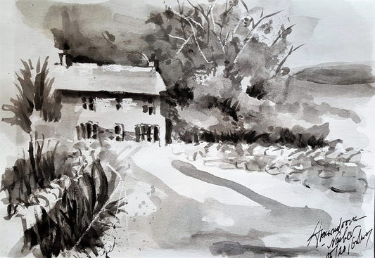 B&W Cottage - AVAILABLE TO ORDER