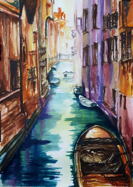 The Gondoliers Are Gone | LIMITED EDITION GICLÉE PRINT